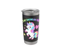 C'est mon enterrement de vie de garçon, une fête de mariage amusante avec une licorne Gobelet isotherme en acier inoxydable double paroi