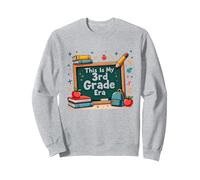 C'est Mon époque de 3e année : Une Aventure Scolaire fantaisiste Sweatshirt, Unisexe pour Adultes, Gris Chiné, L