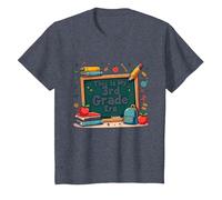 C'est Mon époque de 3e année : Une Aventure Scolaire fantaisiste T-Shirt, Enfant, Bleu Chiné, 3 Ans