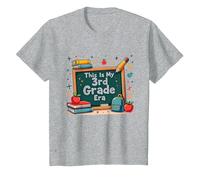 C'est Mon époque de 3e année : Une Aventure Scolaire fantaisiste T-Shirt, Enfant, Gris Chiné, 4 Ans