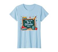 C'est Mon époque de 3e année : Une Aventure Scolaire fantaisiste T-Shirt, Femme, Bleu Céleste, S