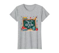 C'est Mon époque de 3e année : Une Aventure Scolaire fantaisiste T-Shirt, Femme, Gris Chiné, L