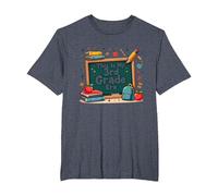 C'est Mon époque de 3e année : Une Aventure Scolaire fantaisiste T-Shirt, Homme Grandes Tailles, Bleu Chiné, 2X Tall
