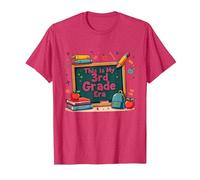 C'est Mon époque de 3e année : Une Aventure Scolaire fantaisiste T-Shirt, Homme, Rouge chiné, XL