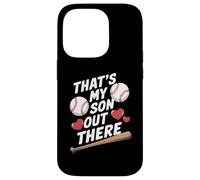 C'est Mon Fils Là-Bas Baseball Amour Coque pour iPhone 14 Pro