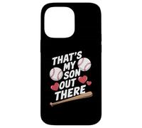 C'est Mon Fils Là-Bas Baseball Amour Coque pour iPhone 14 Pro Max