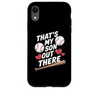 C'est Mon Fils Là-Bas Baseball Amour Coque pour iPhone XR