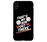 C'est Mon Fils Là-Bas Baseball Amour Coque pour iPhone XS Max