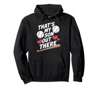 C'est Mon Fils Là-Bas Baseball Amour Sweat à Capuche