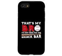 C'est Mon frère, Je suis Juste là pour Snack Bar Funny Baseball Coque pour iPhone SE (2020) / 7/8