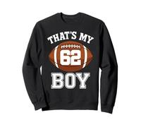 C'est Mon garçon numéro 62, Le Plus Grand Fan de Football, Papa, Maman, Femme Sweatshirt