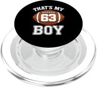 C'est Mon garçon numéro 63, Le Plus Grand Fan de Football, Papa, Maman, Femme PopSockets PopGrip pour MagSafe