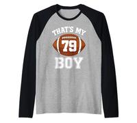 C'est Mon garçon numéro 79, Le Plus Grand Fan de Football, Papa, Maman, Femme Manche Raglan