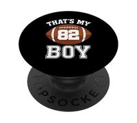 C'est Mon garçon numéro 82, Le Plus Grand Fan de Football, Papa, Maman, Femme PopSockets PopGrip Adhésif