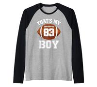 C'est Mon garçon numéro 83, Le Plus Grand Fan de Football, Papa, Maman, Femme Manche Raglan
