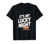 C'est Mon Jackpot de Machine à sous Lucky Night T-Shirt Graphique avec Valeur