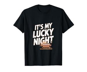 C'est Mon Jackpot de Machine à sous Lucky Night T-Shirt Graphique avec Valeur