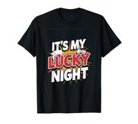 C'est Mon Jeu de Casino Lucky Night T-Shirt Graphique avec Valeur
