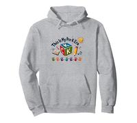 C'est Mon Joli Jalon d'apprentissage ludique de l'ère pré-Maternelle Sweat à Capuche, Unisexe pour Adultes, Gris Chiné, XL
