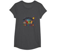 C'est Mon Joli Jalon d'apprentissage ludique de l'ère pré-Maternelle T-Shirt, Fille, Chiné Foncé, M
