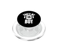 C'est Mon numéro de Football garçon #15 PopSockets PopGrip pour MagSafe