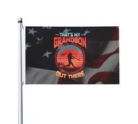 C'Est Mon Petit-Fils Là-Bas Bannière 90X150Cm Suspendre Double Face Bannières Drapeau De Cour Pour Plage Événement Vacances