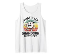 C'est mon petit-fils, là-bas, baseball, grand-père, grand-mère Débardeur
