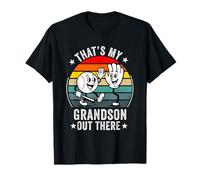 C'est mon petit-fils, là-bas, baseball, grand-père, grand-mère T-Shirt