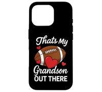 C'est Mon Petit-Fils Qui Joue au Football. Grand-mère, Maman, fière Fan Coque pour iPhone 16 Pro