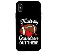 C'est Mon Petit-Fils Qui Joue au Football. Grand-mère, Maman, fière Fan Coque pour iPhone X/XS