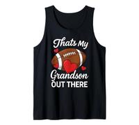 C'est Mon Petit-Fils Qui Joue au Football. Grand-mère, Maman, fière Fan Débardeur