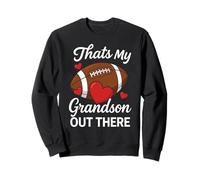 C'est Mon Petit-Fils Qui Joue au Football. Grand-mère, Maman, fière Fan Sweatshirt