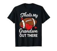 C'est Mon Petit-Fils Qui Joue au Football. Grand-mère, Maman, fière Fan T-Shirt