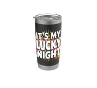 C'est mon plaisir de jouer au casino Lucky Night Gobelet isotherme en acier inoxydable double paroi