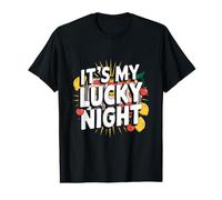 C'est Mon Plaisir de Jouer au Casino Lucky Night T-Shirt Graphique avec Valeur