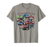 C'est Mon Plan de Retraite Funny Classic Muscle Cars Design T-Shirt