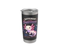 C'est mon Pouvoir Axolotl Inspirant Motivant Gobelet isotherme en acier inoxydable double paroi