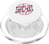 C'est Mon Premier 4 Juillet PopSockets PopGrip pour MagSafe