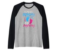 C'est Mon Premier Anniversaire en Tant Que Maman, Maman, Maman, fête Manche Raglan