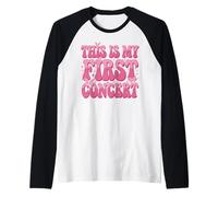 C'est Mon Premier Concert et événement Musical Retro Groovy Girls Manche Raglan