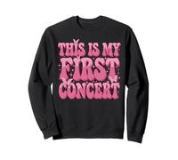 C'est Mon Premier Concert et événement Musical Retro Groovy Girls Sweatshirt
