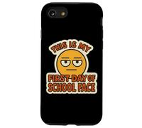 C'est mon premier jour d'école Face Funny Student Teacher Coque pour iPhone SE (2020) / 7 / 8