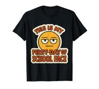 C'est mon premier jour d'école Face Funny Student Teacher T-Shirt