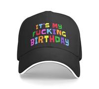 C'est Mon Putain d'anniversaire Unisexe Casquettes Snapback Confortable Casquette De Baseball Plat Baseball Cap pour Extérieur Running Randonnée