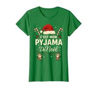 C'est Mon Pyjama de Noël - Humour Noël Famille T-Shirt, Femme, Vert Kelly, XL