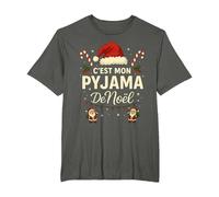 C'est Mon Pyjama de Noël - Humour Noël Famille T-Shirt, Homme Grandes Tailles, Asphalte, 4X Tall