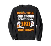 C'est Mon troisième Anniversaire Aujourd'hui ! Fantôme Mignon d'anniversaire, Halloween Sweatshirt