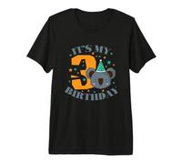 C'est Mon troisième Anniversaire, Une Petite Fille Koala T-Shirt Haut de Gamme