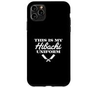 C'est Mon Uniforme Hibachi Teppanyaki Japanese Hibachi Chef Coque pour iPhone 11 Pro Max