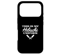 C'est Mon Uniforme Hibachi Teppanyaki Japanese Hibachi Chef Coque pour iPhone 17 Pro